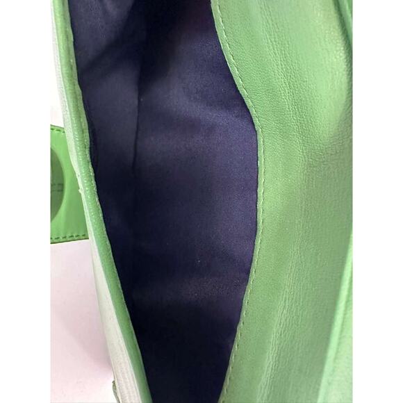 Coach Vintage Green Leather Turnlock Wallet - Picture 8 of 10